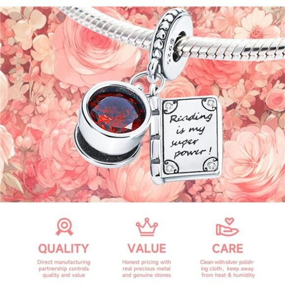 925 sterling silver travel charms airplane passport heart bead fits Pandora brac - Picture 3 of 7